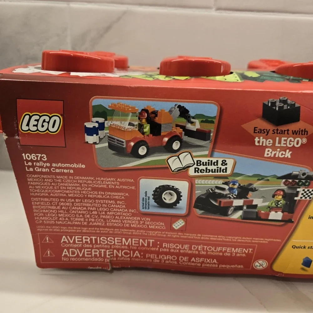 LEGO Juniors 10673 Race Car Rally 350 Pieces